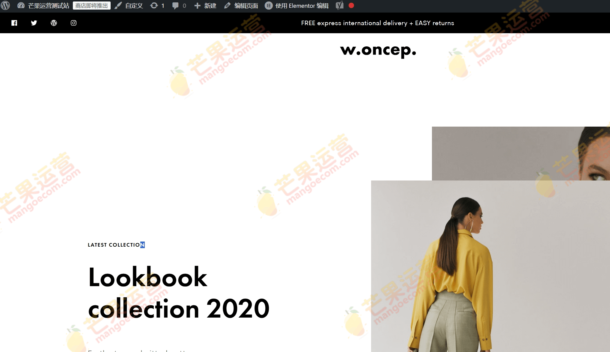 Woncep 时尚WooCommerce WordPress主题破解版下载